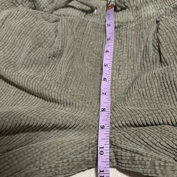 Zara Kids Corduroy Olive Cargo Pants - Picture 6 of 9